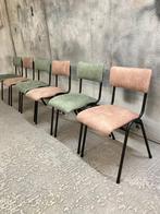schoolstoel eetkamerstoel vintage en toch NIEUW!, Bruin, Nieuw, Vijf, Zes of meer stoelen, Metaal