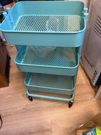 Ikea Raskog Trolley rolkastje roltafel turquoise, Huis en Inrichting, Ophalen, Gebruikt