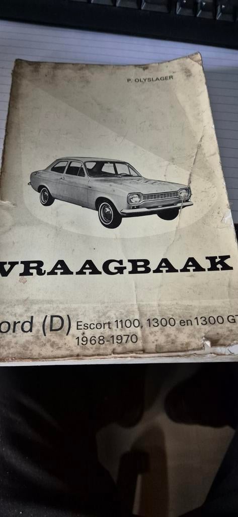 Vraagbaak Ford Escort 1968-1970, Ophalen of Verzenden