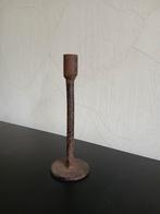 Vintage Metalen Kaarsenstandaard, Ophalen, Gebruikt, Bruin, Metaal