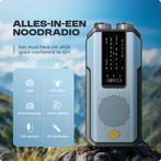 Noodradio Solar Opwindbaar - Powerbank Zonne-energie, Verzenden, Nieuw, Radio