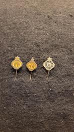 3 ANWB speldjes, Verzamelen, Speldjes, Pins en Buttons, Verzenden, Zo goed als nieuw, Overige onderwerpen, Speldje of Pin
