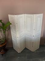 Beige Kamerscherm met Studs - 125x120cm, Ophalen, Zo goed als nieuw