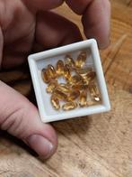 Facet ovaal citrien a kleur, Sieraden, Tassen en Uiterlijk, Edelstenen, Ophalen of Verzenden