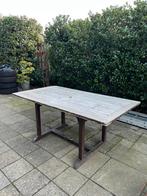 Teak houten tuintafel, Ophalen, Gebruikt, Rechthoekig, Teakhout