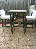 Hoge tafel met bijhorende hoge stoelen, Huis en Inrichting, Tafels | Eettafels, Ophalen, 100 tot 150 cm, 50 tot 100 cm, Zo goed als nieuw