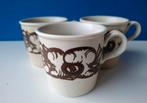 Vintage kopjes/Porsgrund Norway/Serie Troll/jaren 70, Huis en Inrichting, Keuken | Servies, Ophalen of Verzenden, Gebruikt, Overige stijlen