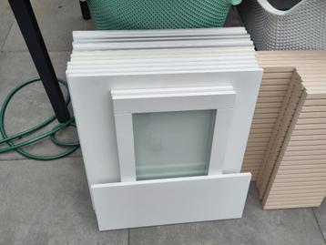 Ikea BESTÅ 14 deuren en 1 ladefront LAPPVIKEN en SINDVIK wit beschikbaar voor biedingen
