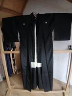Traditionele Japanse Kimono black, Antiek en Kunst, Antiek | Kleding en Accessoires, Ophalen of Verzenden