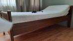 1 persoons verstelbaar bed, Ophalen, 90 cm, Bruin, 200 cm