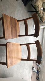 Teakhouten stoelen 2 stuks, Huis en Inrichting, Stoelen, Ophalen of Verzenden, Gebruikt