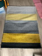 Geel/Grijs wollen vloerkleed - 170x120cm, Huis en Inrichting, Gebruikt, 100 tot 150 cm, Ophalen of Verzenden, 150 tot 200 cm