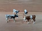 4 Schleich Kalveren - Speelgoed Boerderijdieren, Verzamelen, Speelgoed, Ophalen of Verzenden, Gebruikt