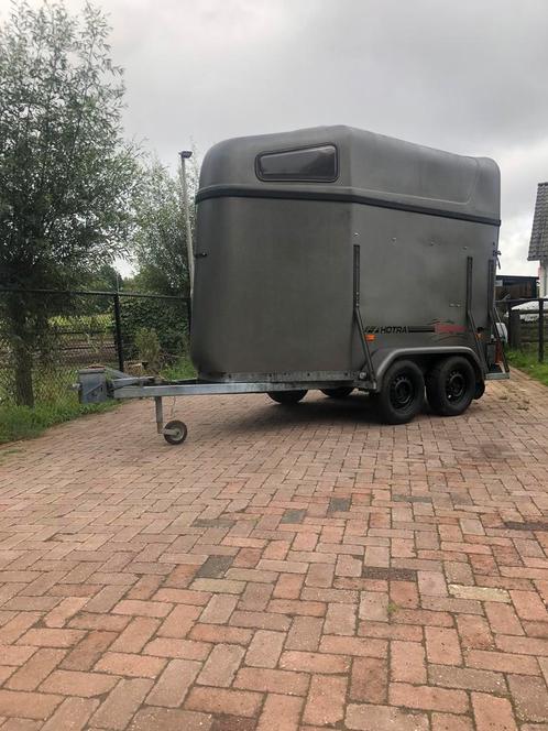 Paarden trailer, palletvork , hefmast grondbak, Zakelijke goederen, Agrarisch | Werktuigen, Overige typen, Ophalen