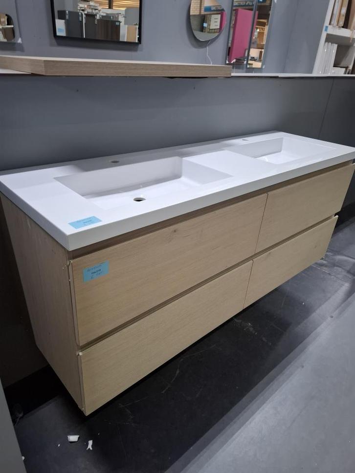 Badmeubel 160 x 51 cm fineer, Doe-het-zelf en Verbouw, Sanitair, Nieuw, Ophalen