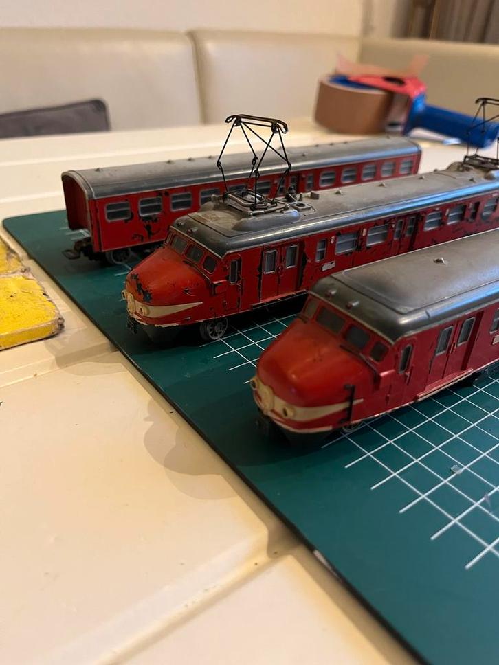 Trix Hondekop 3-delig - Onderdelen/Project, Hobby en Vrije tijd, Modeltreinen | H0, Gebruikt, Treinset, Gelijkstroom, Trix, Analoog