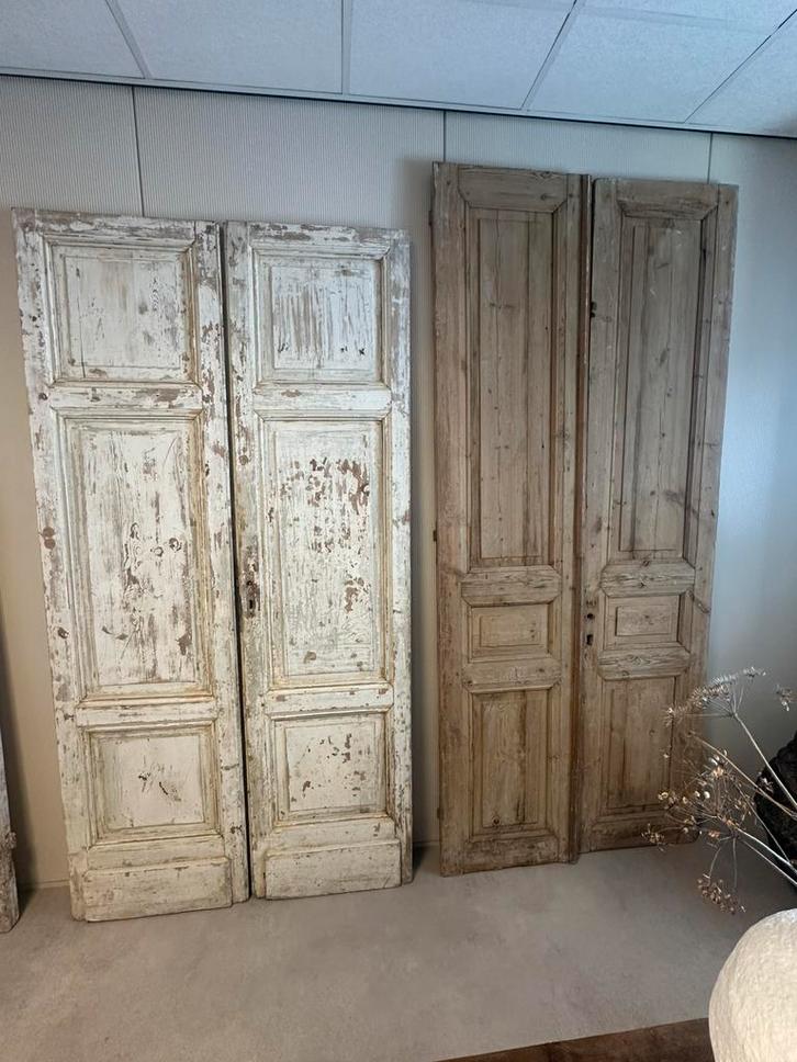 Gave oude paneeldeuren, Doe-het-zelf en Verbouw, Deuren en Horren, Zo goed als nieuw, Binnendeur, 200 tot 215 cm, Ophalen