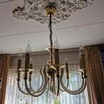 Antieke Kroonluchter +  2 Schemerlampjes, Ophalen, Gebruikt, Minder dan 100 cm
