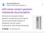 Tijdelijke mobiele nooddouche met deuren, Boiler, Afvoerpomp, Ophalen, Nieuw, Douche