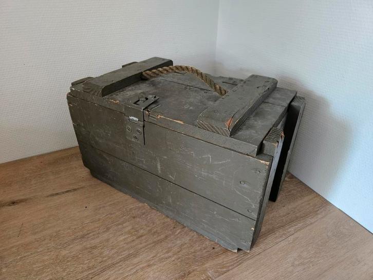Militaire kist, Verzamelen, Militaria | Algemeen, Landmacht, Kist of Geocache, Nederland, Ophalen of Verzenden