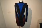 Mugler x H&M stretch jurk kolletje konings blauw nieuw S