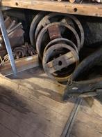 Oude houten transport wielen uit zoeken 25 euro, Ophalen of Verzenden