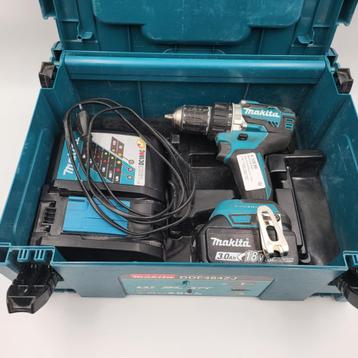 Makita DDF484ZJ Boor-/schroefmachine + 3Ah + Lader + Koffer beschikbaar voor biedingen