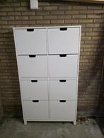 2x IKEA STÄLL schoenenkast, wit, 4 vakken, Huis en Inrichting, Kasten | Schoenenkasten, Ophalen, Zo goed als nieuw, Modern
