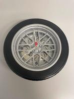 Autoband Klok - Wandklok, Huis en Inrichting, Ophalen of Verzenden, Gebruikt, Analoog, Wandklok