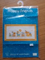 Borduurpatroon Happy Friends Permin Copenhagen, Hobby en Vrije tijd, Borduren en Borduurmachines, Ophalen of Verzenden, Zo goed als nieuw