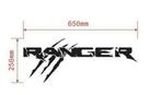 Zwart Vinyl stickers Ford Ranger Claw - zijkanten klauwen, Auto diversen, Autostickers, Ophalen of Verzenden, H, H, H