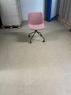 Roze Verrijdbare Conferentiestoel, Huis en Inrichting, Stoelen, Ophalen, Gebruikt, Overige kleuren, Eén