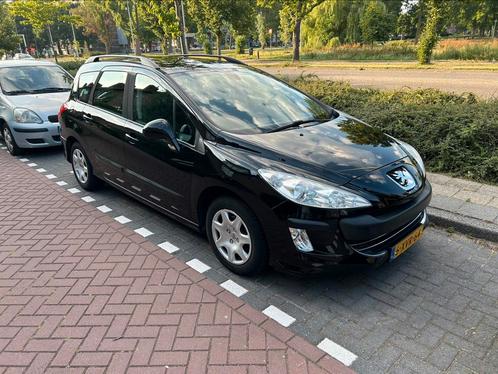 Peugeot 308 1.4 VTI 16V SW 5P 2009 Zwart airco ijskoud ️, Auto's, Peugeot, Particulier, ABS, Airconditioning, Boordcomputer, Centrale vergrendeling