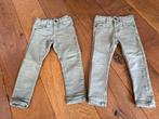 2x groene Skinny jeans Zara maat 98, Kinderen en Baby's, Kinderkleding | Maat 98, Broek, Gebruikt, Ophalen of Verzenden, Zara
