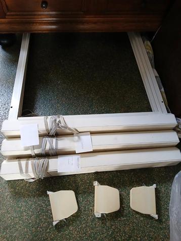 3 Crèmekleurige screens voor buiten  - 90x134,5 cm beschikbaar voor biedingen