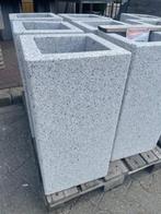 China Granite Bloembak Lichtgrijs G603 75x35x35, Tuin en Terras, Ophalen, Steen, Rond, Nieuw