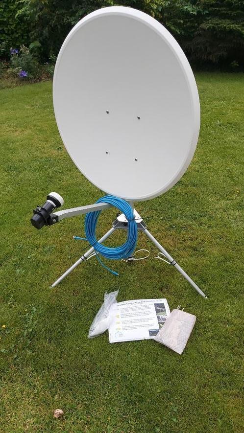 ZGAN  kompleet uitegeruste EISS 65 cm schotelantenne., Caravans en Kamperen, Kampeeraccessoires, Zo goed als nieuw, Ophalen