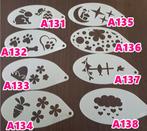 schmink sjabloon 364 soorten vanaf 1,25 pst NIEUW schminken, Hobby en Vrije tijd, Feestartikelen, Ophalen of Verzenden, Nieuw