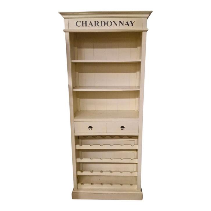 Vintage Wijnkast Riviera Maison Stijl, Huis en Inrichting, Kasten | Boekenkasten, Gebruikt, 50 tot 100 cm, 150 tot 200 cm, 25 tot 50 cm