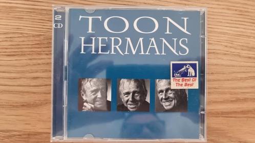 2CD Toon Hermans – The Best of the Best – cabaret & muziek, Cd's en Dvd's, Cd's | Humor en Cabaret, Zo goed als nieuw, Ophalen