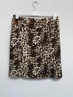 Scarva luipaardprint rok, maat 42, Ophalen of Verzenden, Zo goed als nieuw, Maat 42/44 (L), Bruin