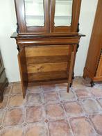 Antieke Grenen Vitrine Boeken Kast Originele Verf en Glas, Antiek en Kunst, Antiek | Meubels | Kasten, Ophalen