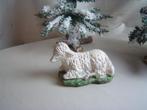 Oud gipsen schaap voor de kerststal, Diversen, Kerst, Ophalen of Verzenden, Gebruikt