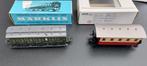Marklin treinwagons 2x origineel doosje, Wisselstroom, Gebruikt, Wagon, Ophalen of Verzenden