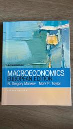 Macroeconomics European edition, Ophalen of Verzenden, N. Gregory Mankiw en Mark P. Taylor, Zo goed als nieuw