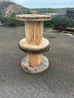 Kabel Haspel van Hout, Tuin en Terras, Tuintafels, Ophalen, Gebruikt, Rond, Hout