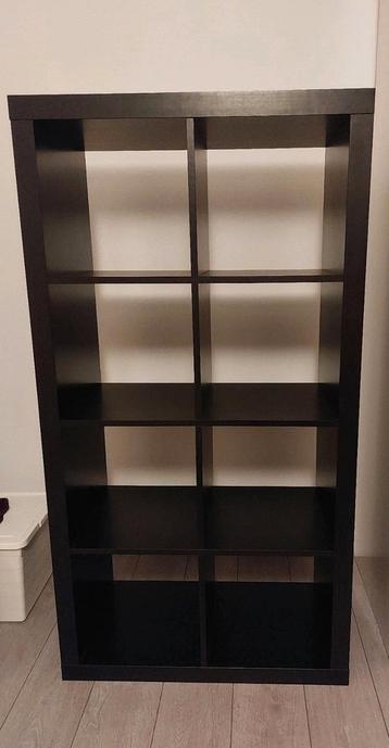 IKEA Expedit/Kallax vakkenkast zwartbruin beschikbaar voor biedingen