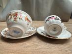 Oude kopjes, schotels, melkkannetje, bonboniere, Antiek en Kunst, Antiek | Keramiek en Aardewerk, Ophalen