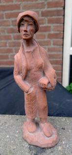 ~1950 Terracotta beeld, Vrouw, Kunsthandel Potters Breda, Antiek en Kunst, Ophalen of Verzenden