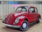 Volkswagen Kever 1200 Belgisch Geleverd / 1973 / Handgeschak, Auto's, Oldtimers, Lederen bekleding, Achterwielaandrijving, Zwart